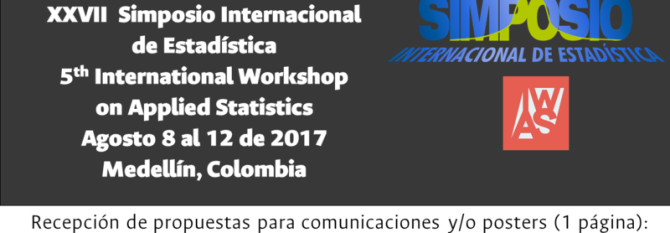 XXVII Simposio Internacional de Estadística – UNAL – 2017