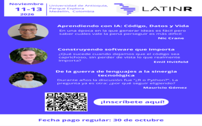 LatinR 2026 – AMPLIACIÓN DEL PLAZO PARA EL PAGO DE LA INSCRIPCIÓN HASTA EL 30 DE OCTUBRE